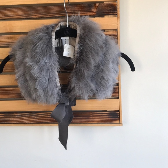 NWT J Crew Ostrich Feather Tippet - Picture 2 of 6